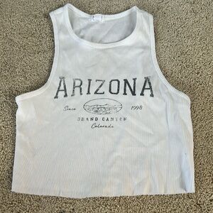 Garage Arizona graphic crop tank top